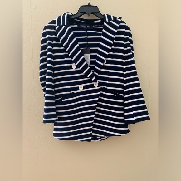 Veronica Beard Ortiz Stripe Jacket - Picture 4 of 8